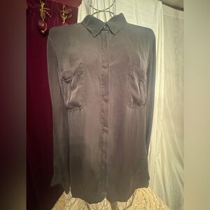 UNTUCKit Black Silk Shirt